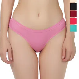 Liigne Pack Of 6 Cotton Mid-Rise Basic Briefs VCPC2267-XS-picture-28