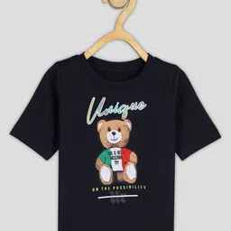 YK Girls Graphic Printed Round Neck Cotton T-shirt-picture-42