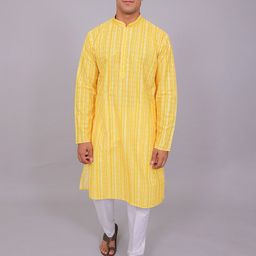 BLUESAANCHI Printed Mandarin Collar Straight Kurta-picture-11