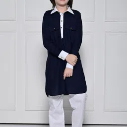 THE PONY & PEONY CO. Boys Pure Cotton Straight Kurta with Pyjamas-picture-43