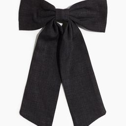 H&M Linen-Blend Bow Hair Clip-57
