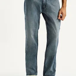 Levis Men Straight Fit Mid-Rise Light Fade Stretchable Jeans-picture-12