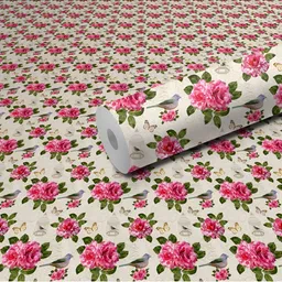 DeCorner Pink & Green Printed Self-Adhesive & Durable WallSticker-picture-49