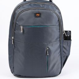PB Pearlbags Unisex Solid Grey Backpack-image-91