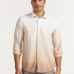 Blackberrys Spread Collar Slim Fit Casual Cotton Shirt-picture-1