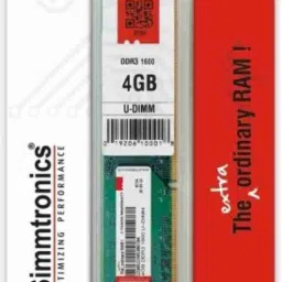 simtronics Ordinary Ram DDR3 4 GB (Single Channel) PC, Server (Simmtronics DDR3 4GB RAM)-32