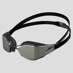 Speedo Hyper Elite Hydroscopic Curved Mirror Anti Fog Swim Goggles-14