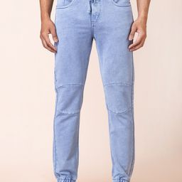 AFLASH Men High-Rise Light Fade Jeans-image-12