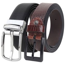Hayes London Men 2 Leather Reversible Formal Belt-image-17