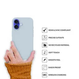 SPRIG Solid Printed iPhone 16 Plus Bumper Case Mobile Accessories image 2