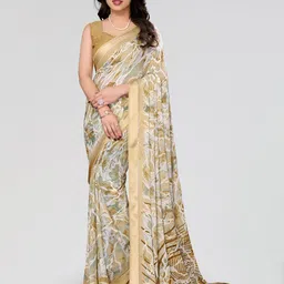 Civamee Abstract Printed Saree-10