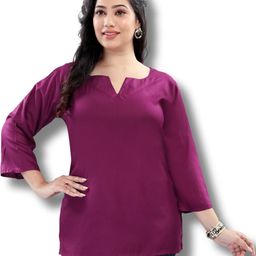 Avantrys Women Solid Kurti-image-58