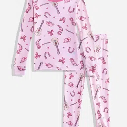 THE CHILDREN'S PLACE Girls Printed Pure Cotton Night Suits - 3055280-picture-41