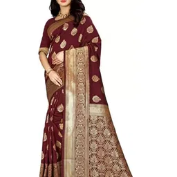 Moda Rapido Embellished Banarasi Saree-picture-1