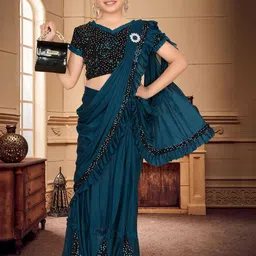HARPITA Sequinned Ready to Wear Saree-picture-12