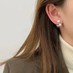 ONUYX Silver-Plated Alloy Earrings-34