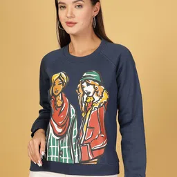 Thirty Threads Women Printed Sweatshirt-picture-13