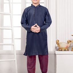 Pehanaava Boys Regular Kurta with Pyjamas-39