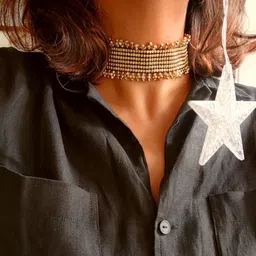 Janpath Online Brass Necklace-39