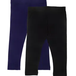 De Moza Girls Pack Of 2 Ankle-Length Leggings-52