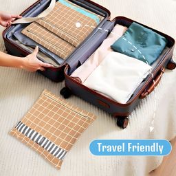 Aura Brown Set of 6 Regular Drawer Organiser Organisers image 4