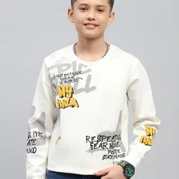 Monte Carlo Boys Printed Solid Cotton Sweatshirt-picture-16