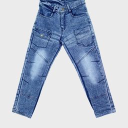 ME N MY Unisex Kids Mid-Rise Mildly Distressed Light Fade Jeans-image-63