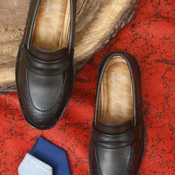 STEFENS Boys Leather Formal Shoes-58