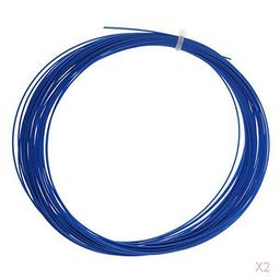 10M Durable Badminton Tennis Racket Racquet String Gym Sport Training Blue| Archery Bow String | Bow Replacement String image 2