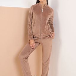 Sweet Dreams Women Mandarin Collar Night suit-image-24