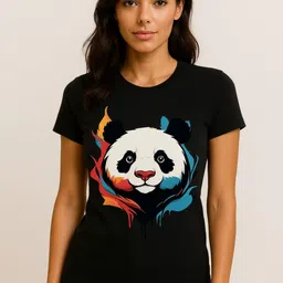 Anikmart Unisex Kung Fu Panda Dri-FIT Graphic Printed Round Neck Cotton T-shirt-image-92