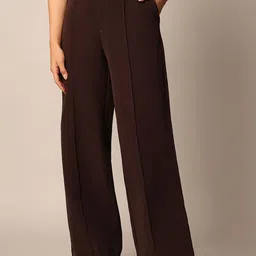 ONLY Women Regular Fit High-Rise Trousers-image-2