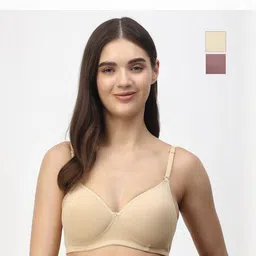 Floret Women Beige Bra-image-13