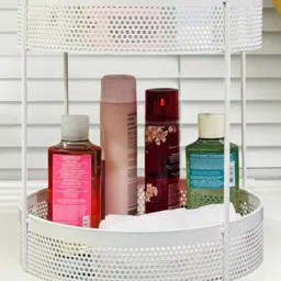 2-Tier Metal Countertop Storaged Basket-18