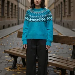 Mast & Harbour Women Full Sleeves Printed Sweaters-picture-28