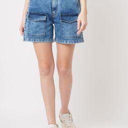 BAESD Women Outdoor Denim Shorts-image-71