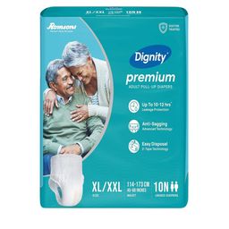 Dignity Premium Pant Style Adult Diapers -XL/XXL - 10-Pcs-image-37