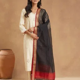 Fabindia Cotton Silk Dupatta-picture-36