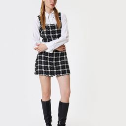 Koton Checked Sleeveless Playsuit Jumpsuit-picture-49