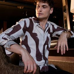 Campus Sutra Men Classic Fit Spread Collar Abstract Printed Casual Shirt-image-95