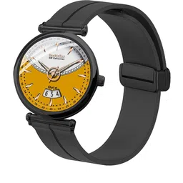DOUBLERUN Unisex Dial & Textured Straps Analogue Multi Function Watch H05N22056-6