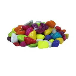 Somil Multicolor Pabbles/Stone for Garden, Plants, Aquarium & Home Decor Wt. 450g- P71-image-12