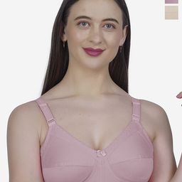 SHYAM SONS FLAIR Pack Of 2 Full Coverage Non Padded Minimizer Bra-picture-11