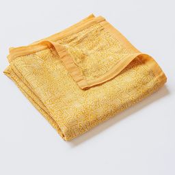 cocoon care Yellow & White AC Room 350 GSM Single Bed Blanket-image-28