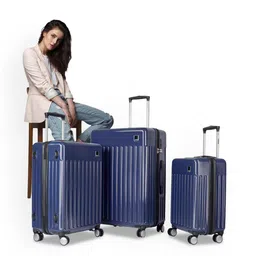 Timus Neolite Set Of 3 Textured Hard-Sided Trolley Bag-18