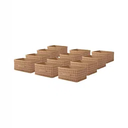 Aura Beige 12 Pieces Regular Drawer Organisers-1