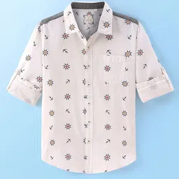 Infinity Boys Opaque Printed Casual Shirt-image-69
