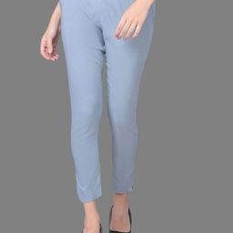Comfort Lady Women Solid Mid-Rise Casual Regular Trouser-image-52