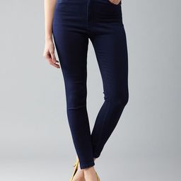 DOLCE CRUDO Women Skinny Fit High-Rise Stretchable Jeans-picture-41