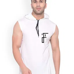 Fashnobic Run Kick Back Printed Hooded Gym Vest FB-106_W_Back_pt-242-37